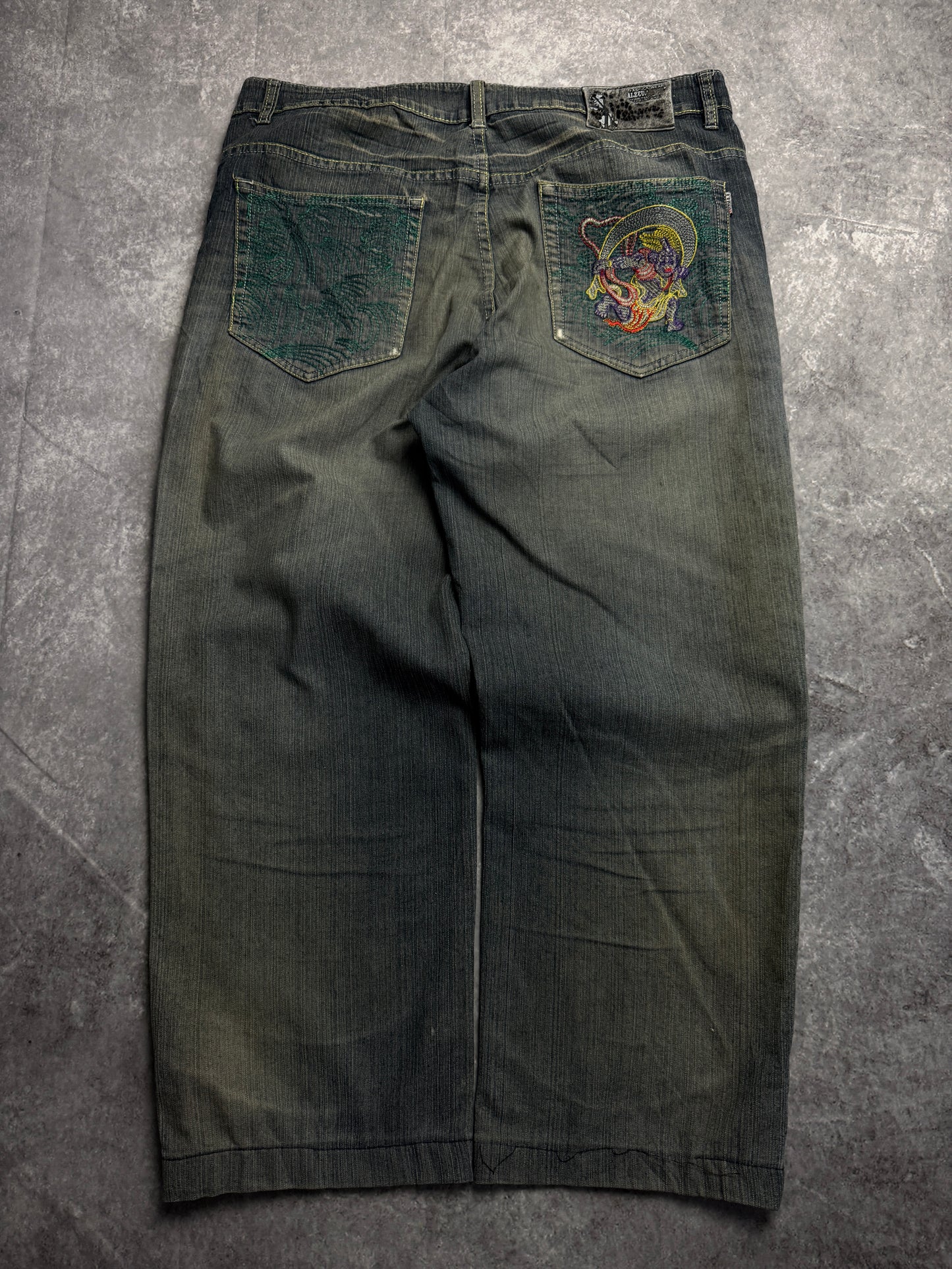 Vintage Japanese Baggy Jeans (M)