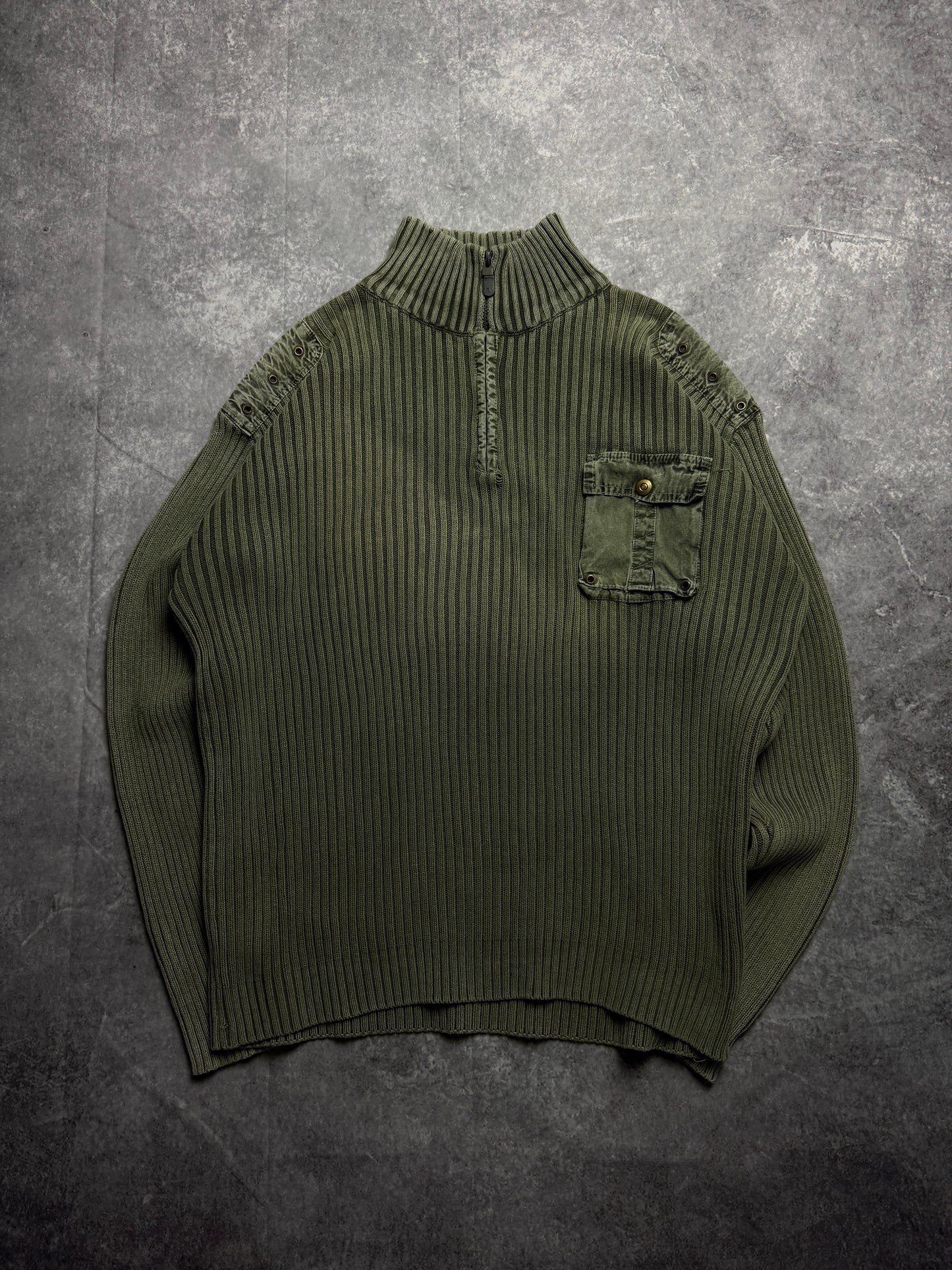 Vintage half-zip Sweater (XXL)