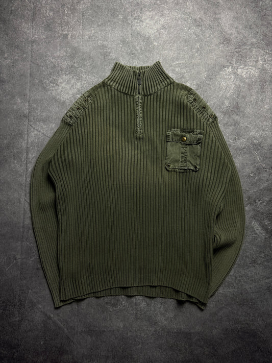 Vintage half-zip Sweater (XXL)