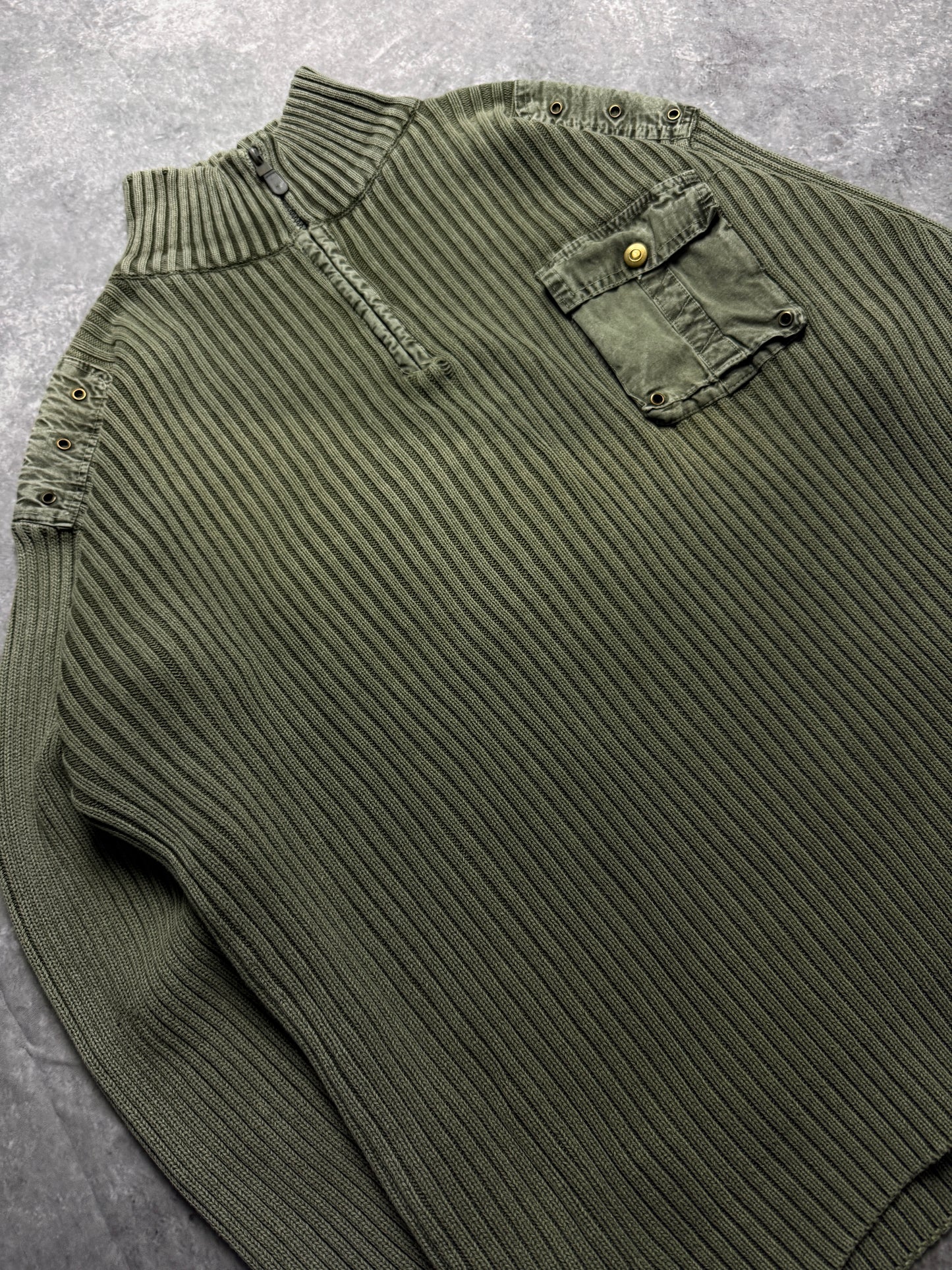 Vintage half-zip Sweater (XXL)