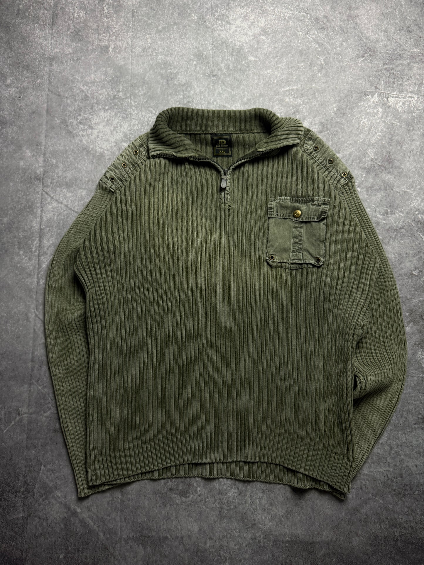 Vintage half-zip Sweater (XXL)