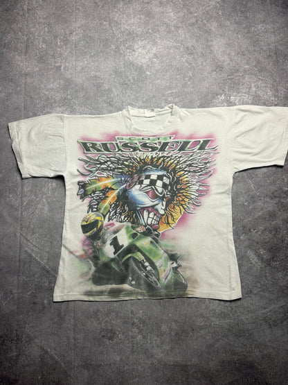 90s Scott Russell Racing T-shirt (L)