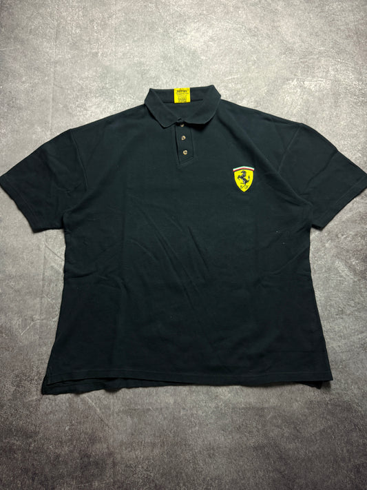 Vintage 90s Ferrari Polo-shirt (XL)