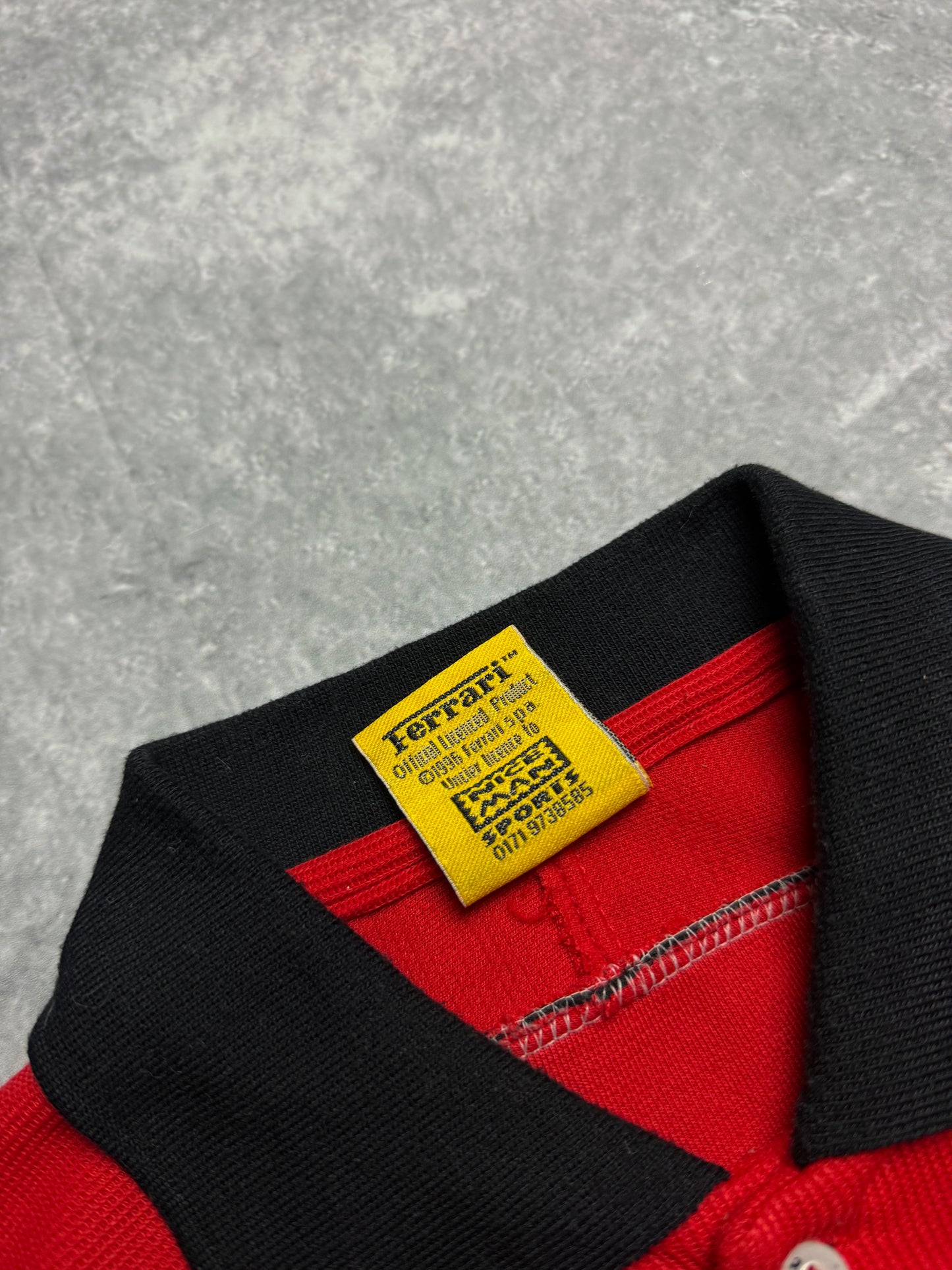 Vintage 90s Ferrari Polo-shirt (XL)