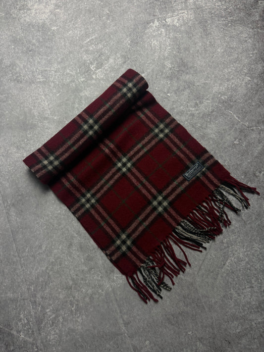 90s Burberrys Schal aus lammwolle