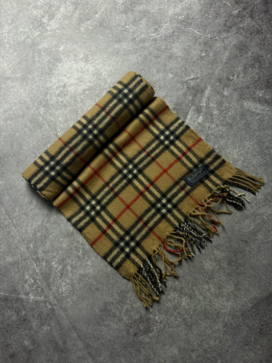 90s Burberrys Schal aus Lammwolle
