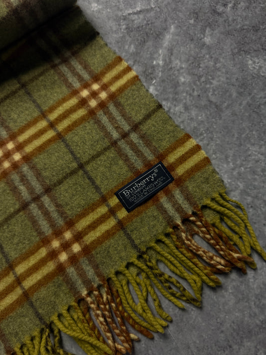 90s Burberrys Schal aus Lammwolle